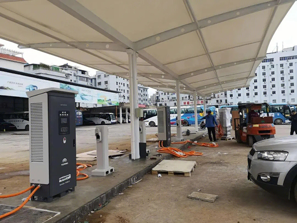 膜结构充电桩
