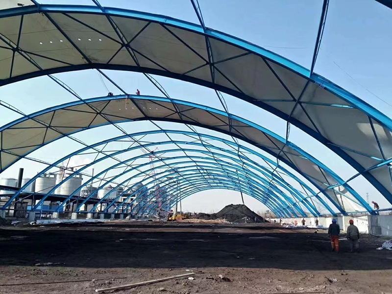 膜结构煤棚